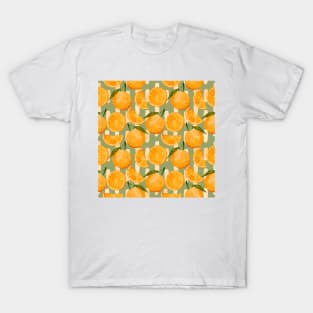 Orange pattern T-Shirt